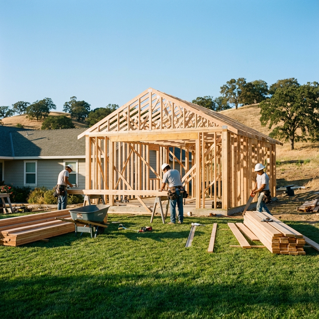 ADU Construction Framing