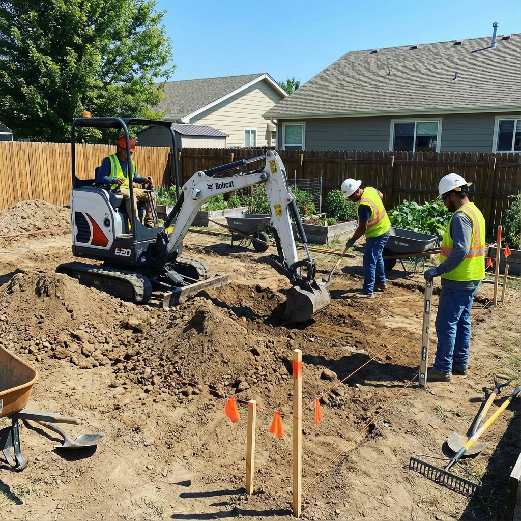 Hardscape Excavation and Prep