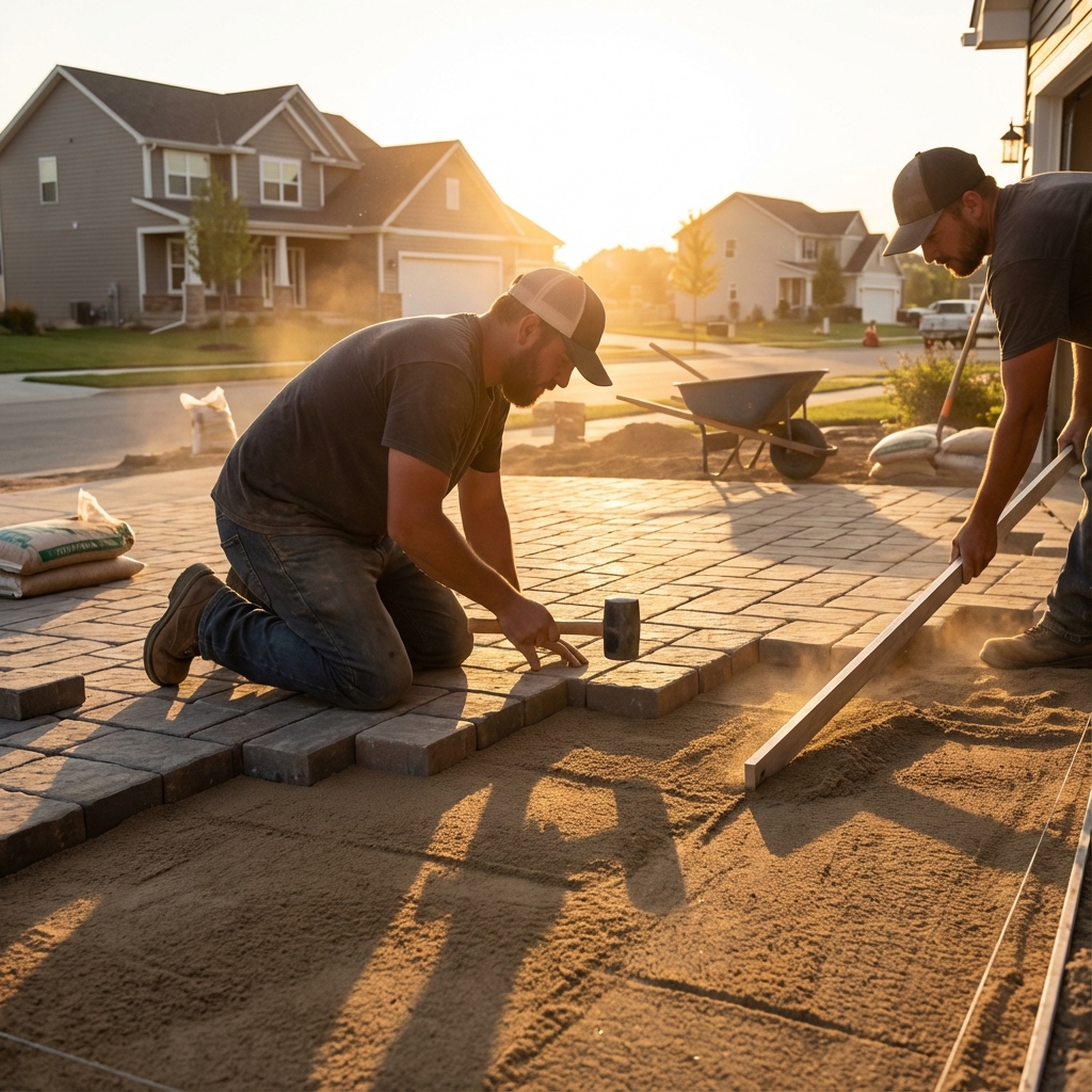 Paver Installation and Compaction